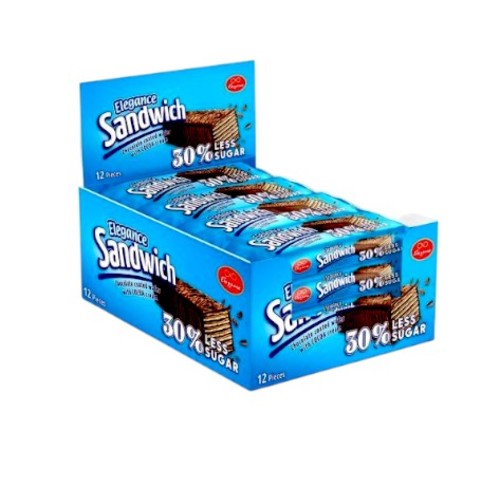 12 chocolate sandwich biscuits