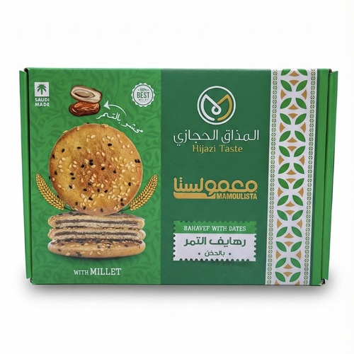 رهايف التمر بالدخن معمولستا المذاق الحجازي