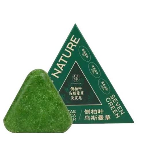 صابونة  نيتشر اعشاب سيفين جرين للعنايه بالشعر  120 جرام
