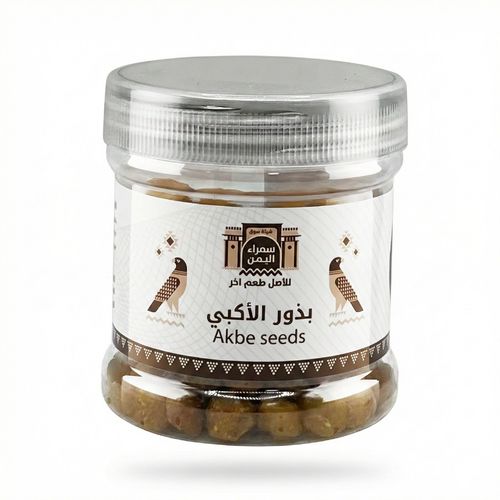 بذور الاكبي 100 جرام - فوائد بذور الاكبي&nbsp; بذور الأكبي تحتوي على مجموعة واسعة من الفيتامينات والمعادن، بما في ذلك فيتامين C، فيتامين A، الكالسيوم، الحديد، والبوتاسيوم. تساعد بذور الأكبي في خفض مستويات الكولسترول الضار (LDL) وزيادة مستويات الكولسترول الجيد (HDL)، مما يعزز صحة القلب والأوعية الدموية. مساعدة في تنظيم مستوى السكر في الدم&nbsp; تنظيم الدورة الشهرية&nbsp;تساعد في تخفيف آلام الدورة الشهرية والتقلصات &nbsp;تنظيم الهرمونات&nbsp; تحتوي على مركبات شبيهة بالإستروجين النباتي (الفايتوإستروجينات) التي يمكن أن تساعد في توازن مستويات الهرمونات الأنثوية في الجسم ، هذا التوازن الهرموني يساعد في تحفيز نمو الأنسجة في مناطق مثل الثديين والأرداف.&nbsp;&nbsp;طريقة&nbsp; الاستخدام&nbsp;&nbsp;  إضافتها إلى الطعام استخدامها في العصائر تستخدم كزيت لدهان منطقة الثدي و الارداف&nbsp;تصلح للحامل و المرضعه