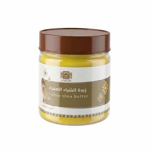 100g raw yellow shea butter - الفوايد
مضادة للالتهابات: فعالة في تهدئة التهابات الجلد، الإكزيما، والصدفية. ترطيب الشعر وفروة الرأس: تمنع جفاف فروة الرأس وتحارب القشرة تسريع التئام الجروح: تحتوي على مركبات تسرع شفاء الجروح والخدوشالاستخدامخذ كمية صغيرة (بحجم حبّة عدس) بيدك. افركها بين راحتيك لتذوب قليلاً بحرارة الجسم طبّقها على الوجه أو الجسم بعد الاستحمام مباشرةً. &nbsp;الأفضلية: في الليل، لأنها ثقيلة نوعاً ما على البشرة الدهنية نهارًا.
