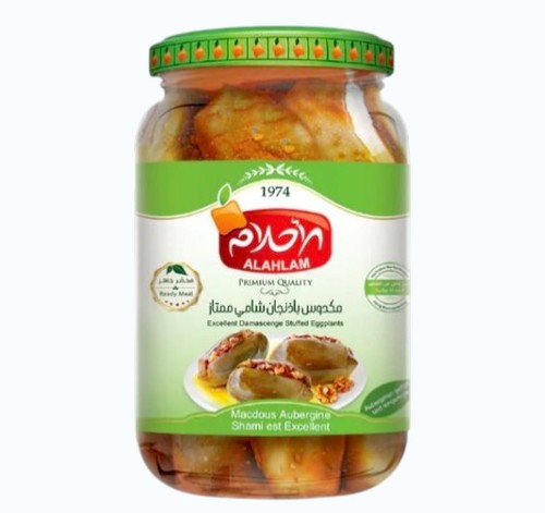 مكدوس باذنجان شامي ممتاز الاحلام 1250 جرام