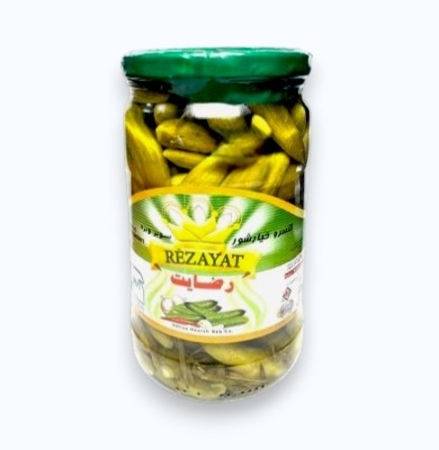 مخلل خيار رضايت 650 جرام