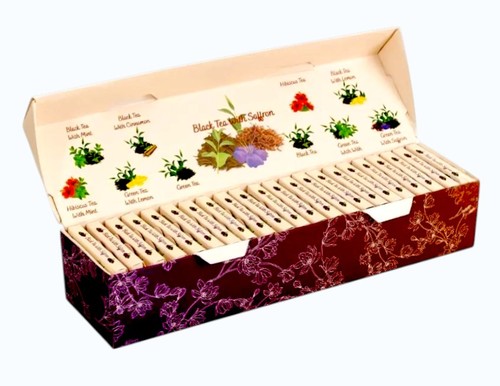 شاي نوره اسود بالزعفران 25 كيس