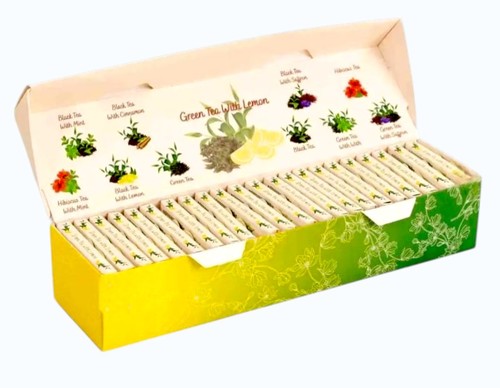 شاي نوره اخضر بالليمون 25 كيس