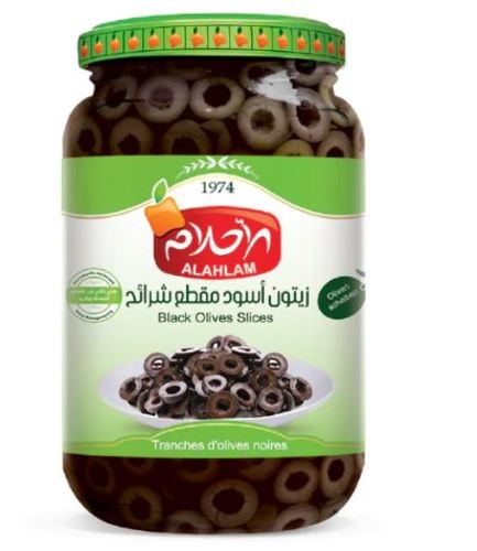 زيتون اسود شرائح الاحلام 350 جرام
