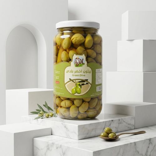 زيتون اخضر بلدي القرية 1000 جرام