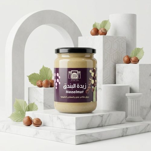 Hazelnut Butter - الفوائدمصدر غني بالبروتين: الألياف الموجودة في زبدة البندق تساعد في تحسين عملية الهضم تحتوي على دهون صحية: تحتوي على فيتامين E، والمغنيسيوم