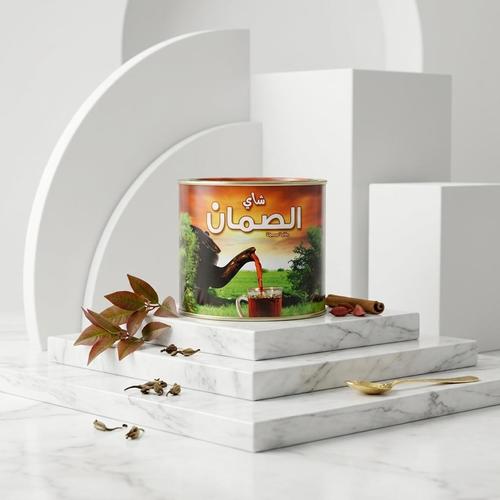 Al-Samman tea, round box, 360 gm
