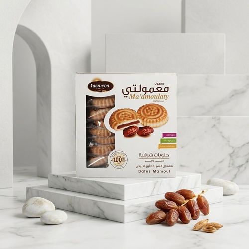 معمولتي بالتمر بالدقيق الابيض الياسمين