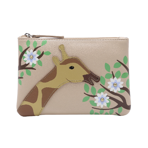 Animal Park Giraffe Zipper Coin Purse - Animal Park Giraffe Zipper Coin Purse faux leather Dimensions 10CM (H) * 16CM (W) * 3.5CM (D)