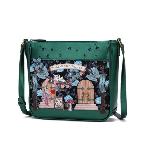 MIDSUMMER NIGHTS DREAM CROSSBODY - CROSSBODY Printed & embossed PU leather