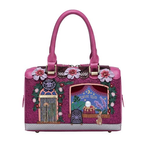 VENDULA FORTUNE TELLER SPEEDY BOWLER - SPEEDY BOWLER  Printed &
  embossed PU leather Dimensions 20 CM (H) * 24.5 CM (W) * 8 CM (D)