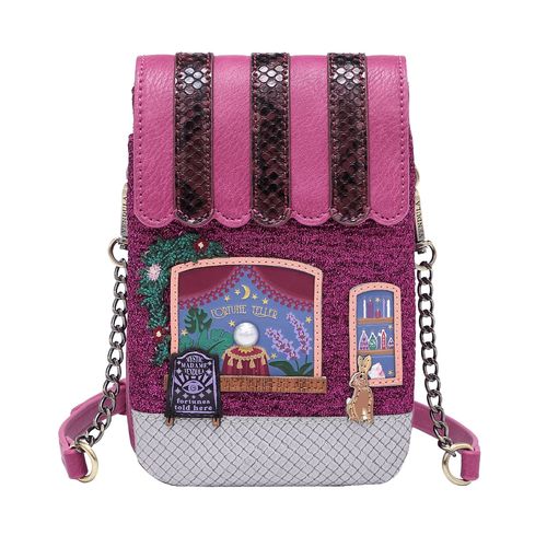 VENDULA FORTUNE TELLER PHONE POUCH - PHONE POUCH Printed & embossed PU leather Dimensions 19 CM (H) *
  12.5 CM (W) * 3 CM (D)