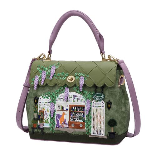 THE BOTANIST GRACE BAG - Printed
  & embossed PU leather Dimensions 24.5 CM (H) * 30 CM (W) * 14 CM (D)