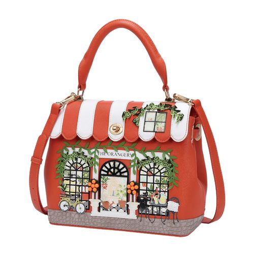 THE ORANGERY GRACE BAG - Printed
  & embossed PU leather Dimensions 24.5 CM (H) * 30 CM (W) * 14 CM (D)