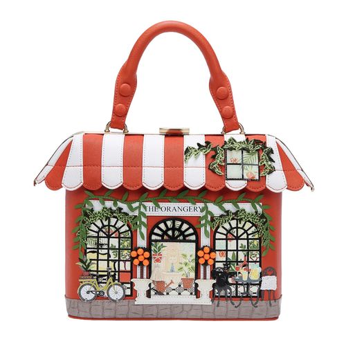 THE ORANGERY GRAB BAG - Printed
  & embossed PU leather Dimensions 23 CM (H) * 26 CM (W) * 10 CM (D)