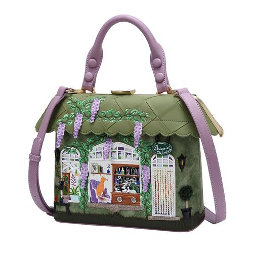 THE BOTANIST GRAB BAG - Printed
  & embossed PU leather Dimensions 23 CM (H) * 26 CM (W) * 10 CM (D)