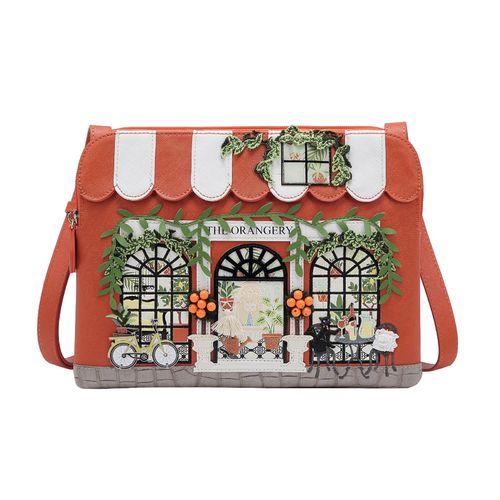 THE ORANGERY BELLA BAG - Printed
  & embossed PU leather Dimensions 22 CM (H) * 29 CM (W) * 4.5 CM (D)