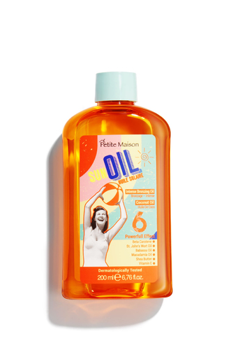 Sun oil 200ML - The rapid absorption formula leaves no residues and provides the skin with a satin tan.