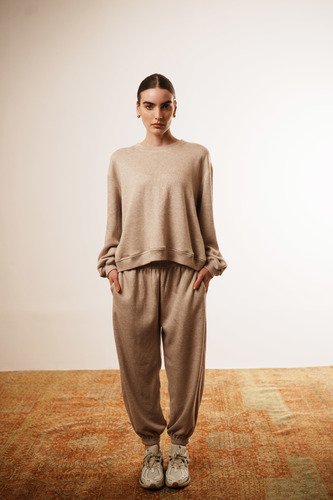 Track suit - A soft casual track suit. One size that fits Small/Medium only Beige