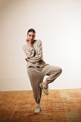 Track suit - A soft casual track suit. One size that fits Small/Medium only Light Grey