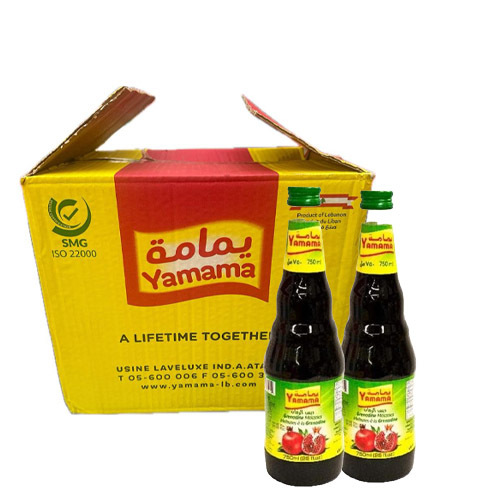 Yamama pomegranate molasses carton, 12 pack