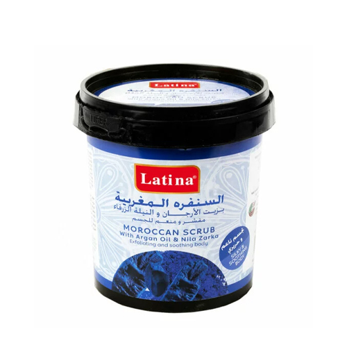 Moroccan scrub with argan oil and blue indigo