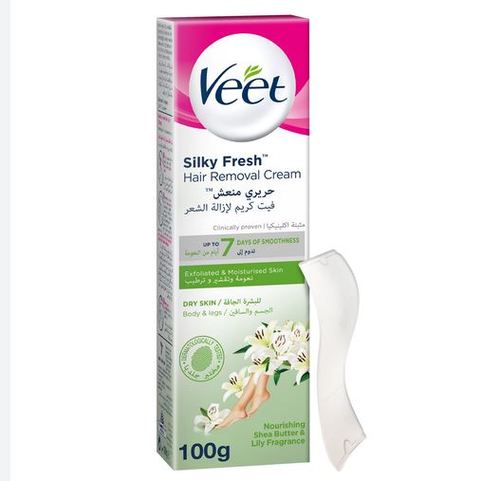 Veet Silky Refreshing Hair Removal Cream 100g