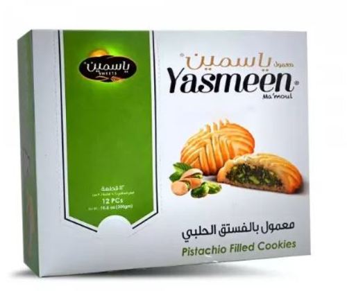 ياسمين معمول بالفستق الحلبي 12قطعه
