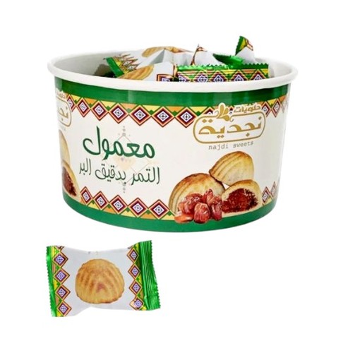 معمول التمر بالدقيق البر نجدية