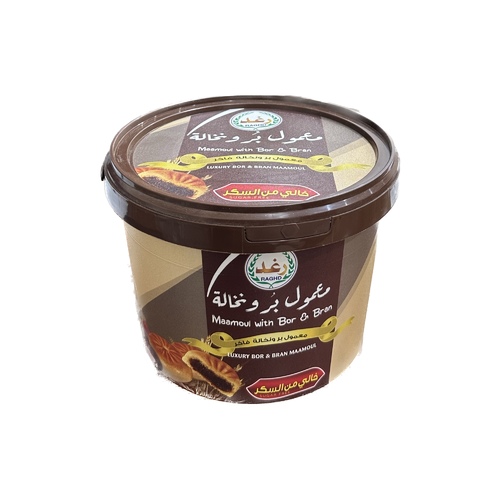 Raghad Maamoul with wheat and bran, sugar free, 600g