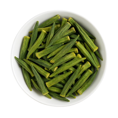 بامية مجففة بالتبريد علبه ١٠٠ جرام