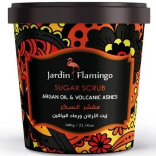 فلامنجو مقشر السكر بزيت الارغان و رماد البراكين