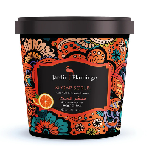 فلامنجو مقشر السكر بزيت الارغان و زهرة البرتقال