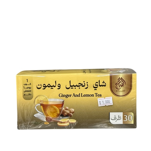 Ginger and lemon tea