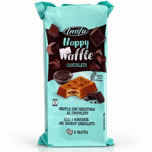 Chocolate Waffles – 270 g (6 Pieces)