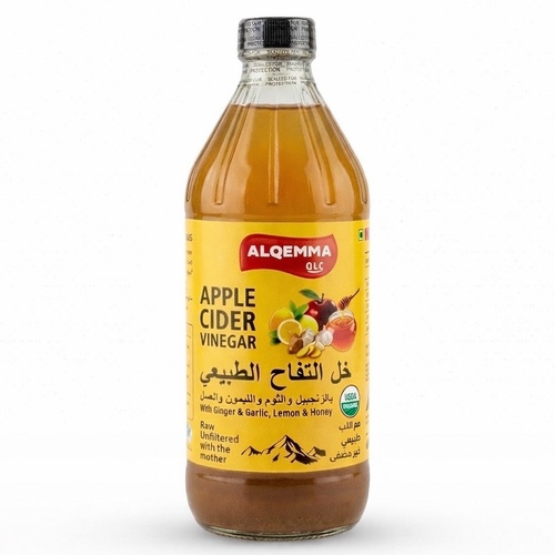 Apple cider vinegar with ginger, garlic, lemon, and honey – 473 ml