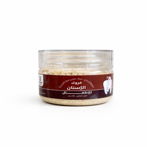 Children’s Tooth Powder – 50 g - الفوائدخلطة طبيعية تستخدم وت التسنين للأطفال تخفف من الام الاسنان و تتكون من المحلب و الكمون&nbsp; الاستخدام مقدار بسيط بطرف الاصبع تفرك فيه لثه الطفل&nbsp; بالكامل لمدة 5 ايام