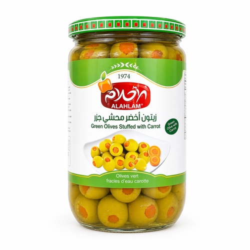 Al Ahlam Green Olives Stuffed with Carrot