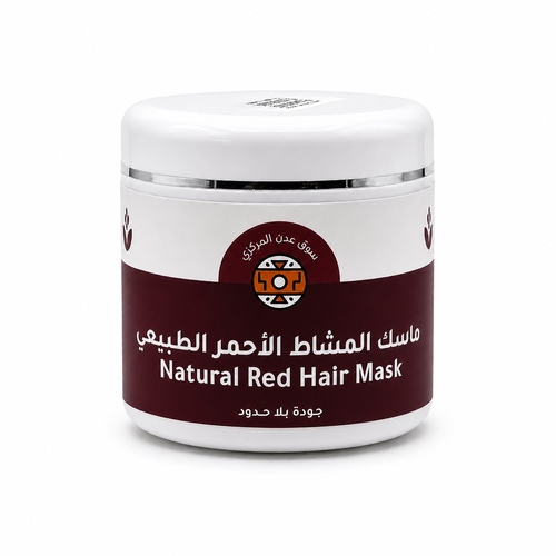 Red Al-Mashat Hair Mask – 500 grams - الفوائد يعمل على تقوية بصيلات الشعر من الجذور و يقلل تساقطة يعزز نموة بشكل صحى يعمل على ترطيب الشعر بعمق , و يخفف من جفافة و تلفه و يجعلة ناعما و سهل التصفيف يساعد على تنضيف فروة الرأس من الميكروبات و الشوائب و يقلل من مشاكل الحكة و القشرة الاستخدام   يؤخذ من 2-3 ملعقة كبية يضاف الماء الدافىء يخلط المزيج جيدا للحصول على عجينة ناعمة يوضع الشعر و فروة الرأس يترك ساعة الى ساعتين ثم يغسل بشامبو تستخدم مرة كل اسبوع