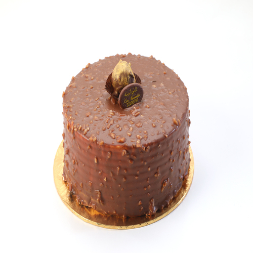 Ferrero cake 15 cm - Chocolate sponge cake with Fererro cream, small size 15 cm