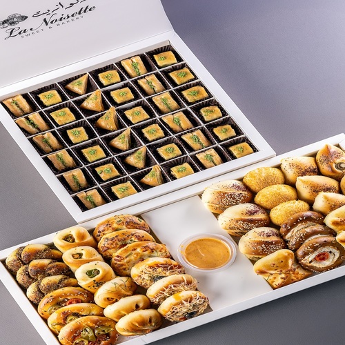 winter offer - عرض الشتاء المميز يحتوي على 36 قطعة من البقلاوة الشهية والفطائر اللذيذة المتنوعة لتستمتع بأشهى المذاقات في موسم الشتاء