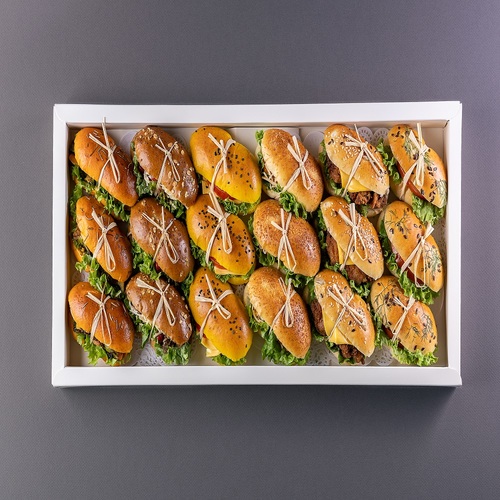 Mini Sandwich - Mini assorted sandwiches with unique fillings