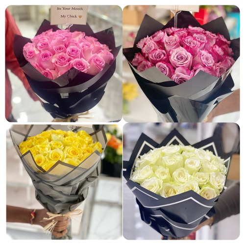 Rkn Flowers  - BOUQUET - 25 pcs boquet without red