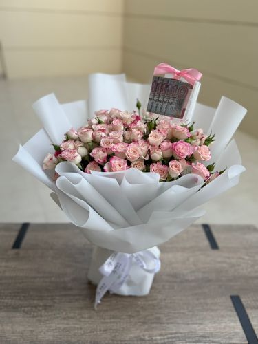 BABY JOURI STANDING BOUQUET - 20 PIECES WITHOUT AQRALLIC