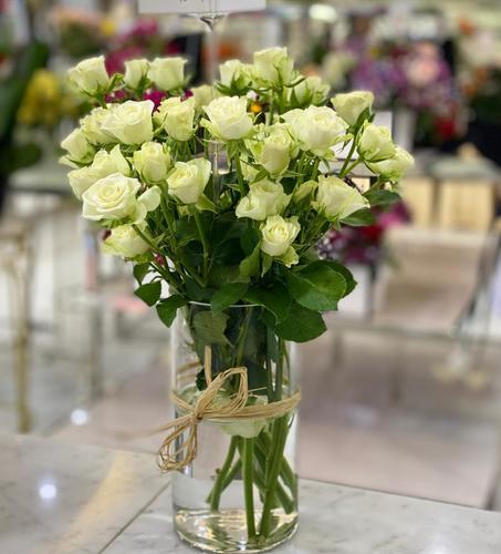 BABY ROSE VASE - vase baby rose 10 Stem