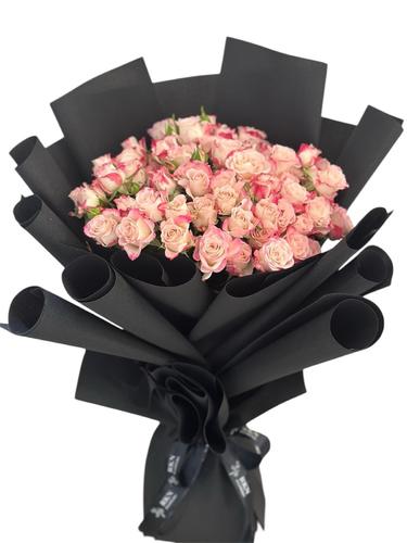 BABY JOURI BOUQUET WITH SPONGE - 15 STEMS