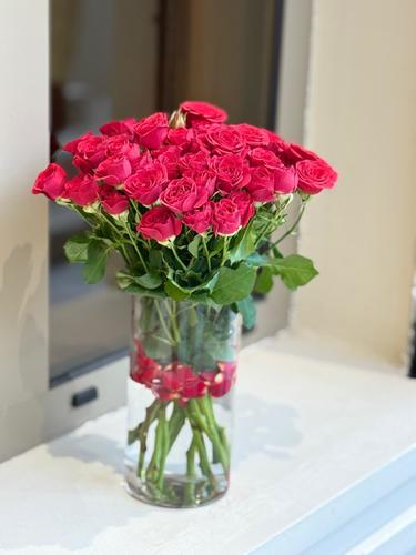BABY ROSE VASE - vase baby rose 10 Stem