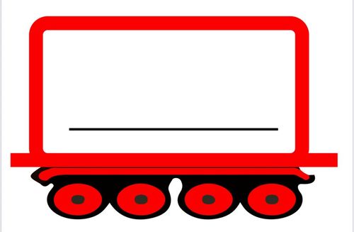 القطار المغناطيس - 7 قطع مغناطيسية 6 منها قطع قابلة للكتابة عليها و1 مقدمة القطار ألوان زاهية ومناسبة للتعلم.